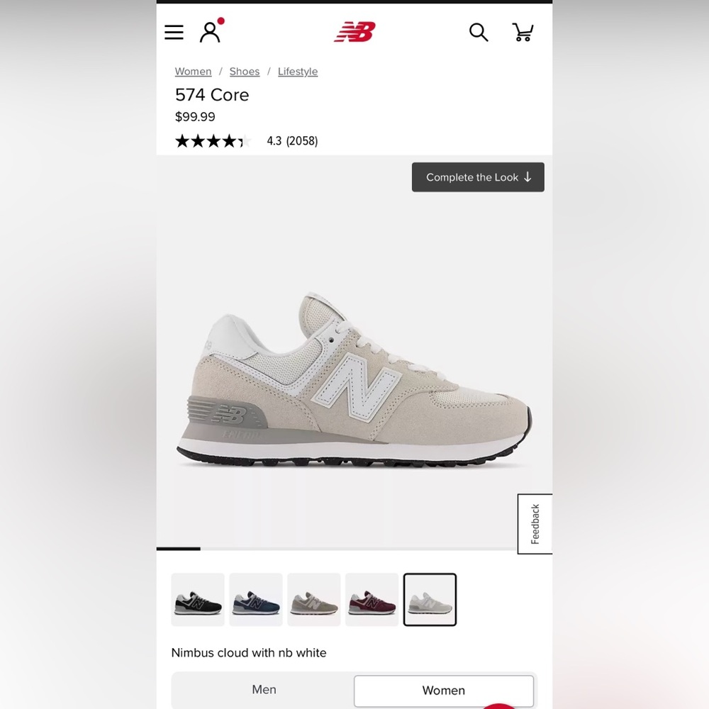 New Balance Women's 574 Shoes 9.5